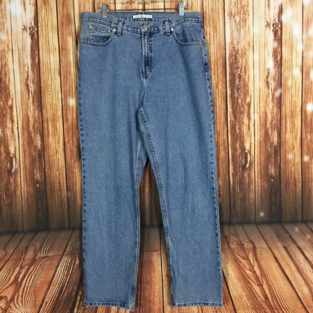 Vintage Tommy Hilfiger HiRise LiteWash Mom Jeans